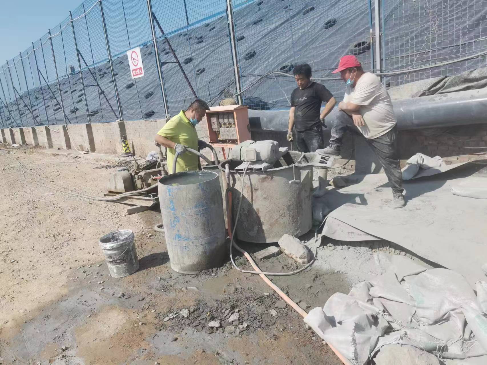 怀安袖阀管注浆